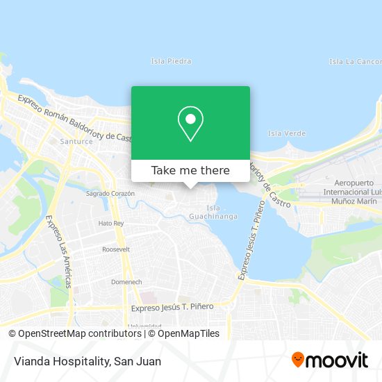 Vianda Hospitality map