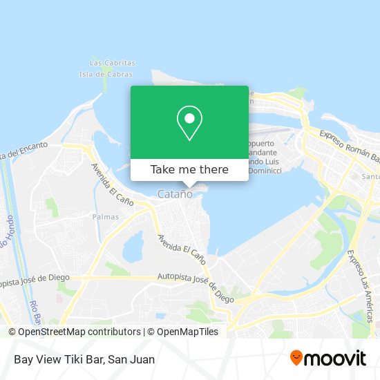 Bay View Tiki Bar map