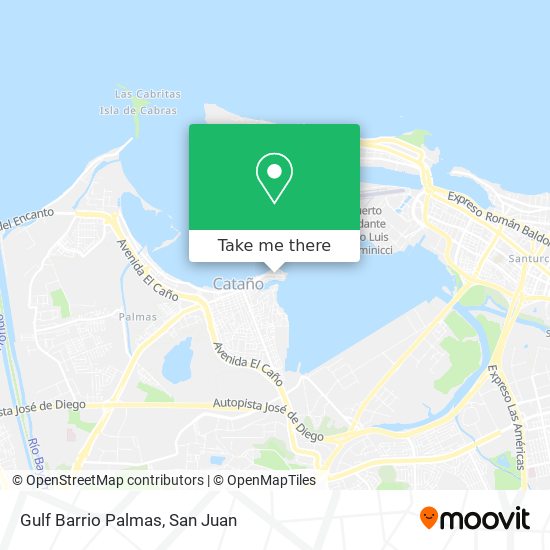 Gulf Barrio Palmas map