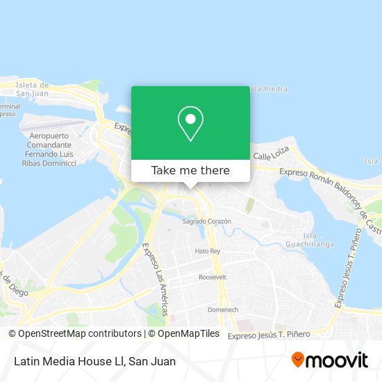 Latin Media House Ll map