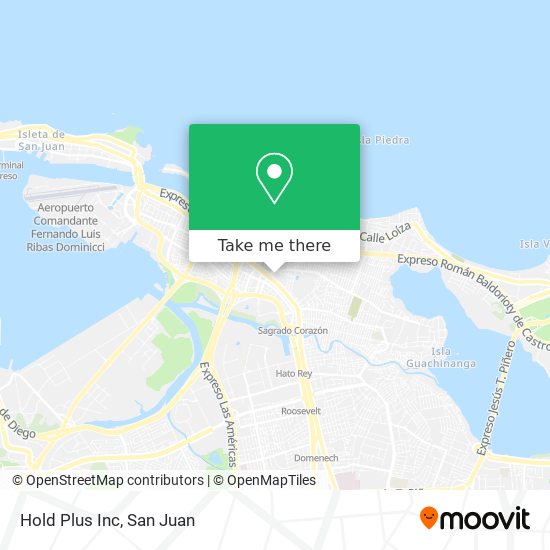 Mapa de Hold Plus Inc