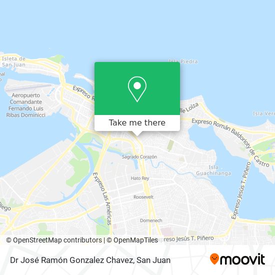 Dr José Ramón Gonzalez Chavez map