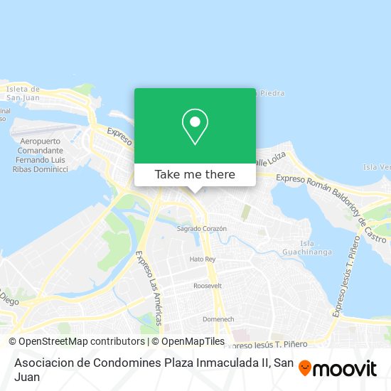Asociacion de Condomines Plaza Inmaculada II map