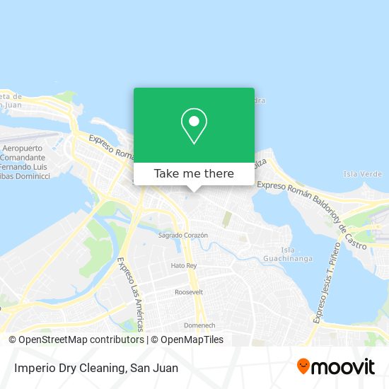 Imperio Dry Cleaning map