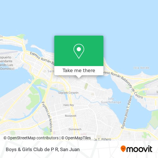 Boys & Girls Club de P R map