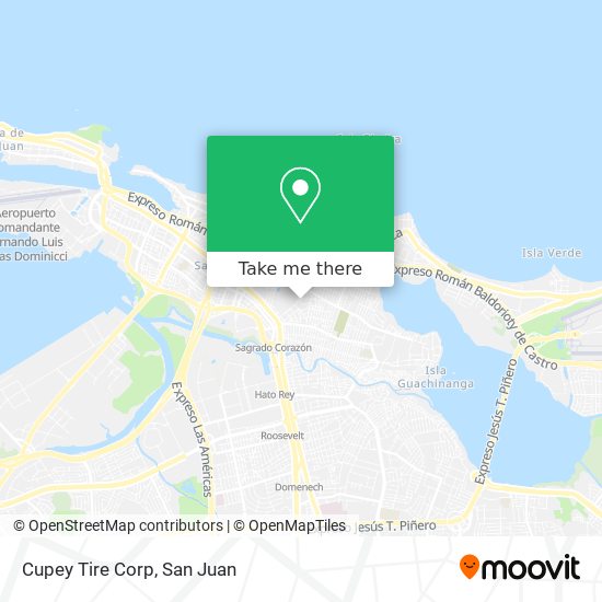 Cupey Tire Corp map