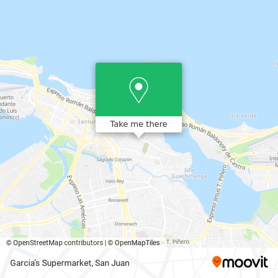 Garcia's Supermarket map