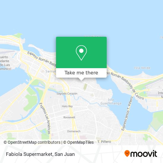 Fabiola Supermarket map
