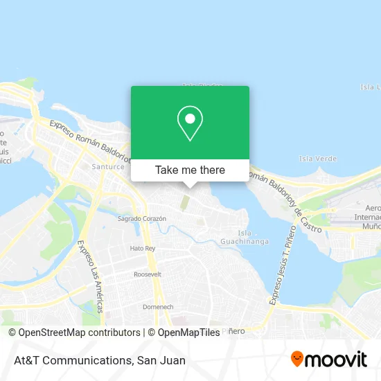 At&T Communications map