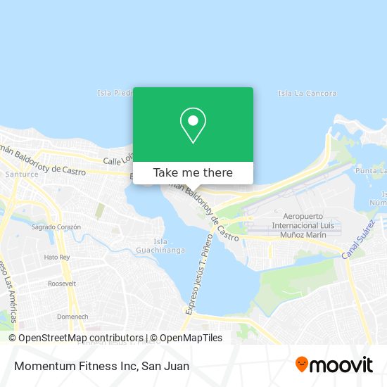 Momentum Fitness Inc map