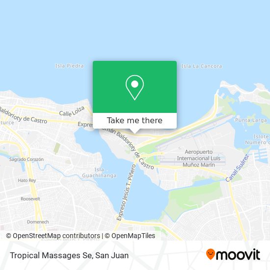 Tropical Massages Se map