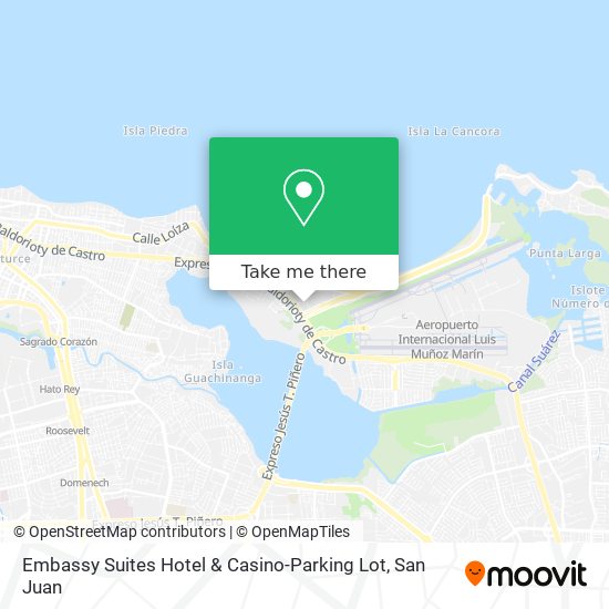 Embassy Suites Hotel & Casino-Parking Lot map