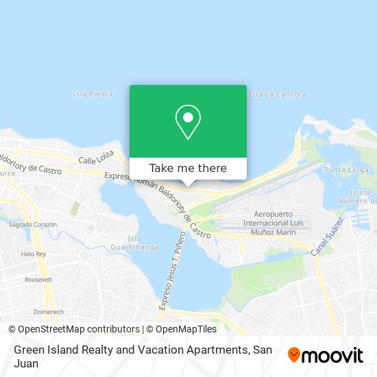 Green Island Realty and Vacation Apartments map