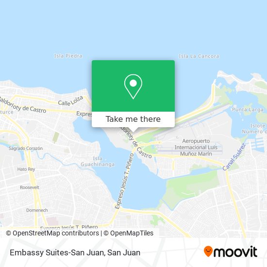 Embassy Suites-San Juan map