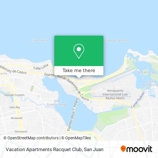 Vacation Apartments Racquet Club map