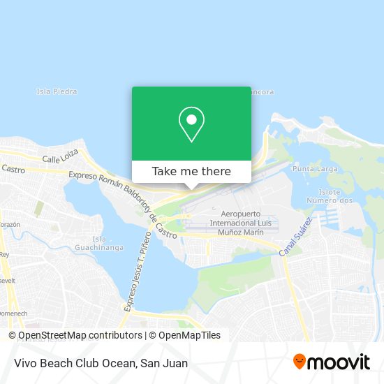 Vivo Beach Club Ocean map