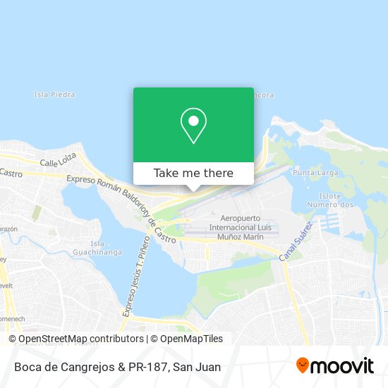 Boca de Cangrejos & PR-187 map