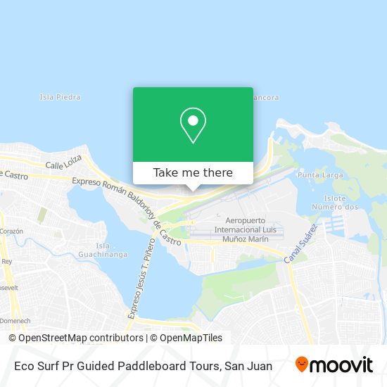 Eco Surf Pr Guided Paddleboard Tours map