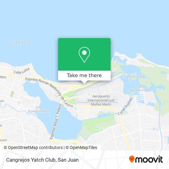 Cangrejos Yatch Club map