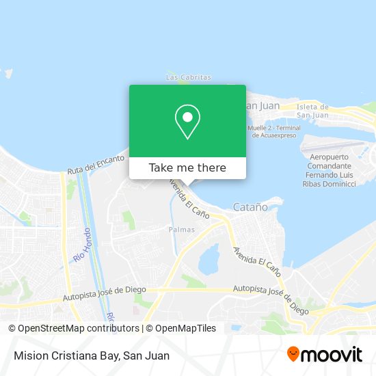 Mision Cristiana Bay map