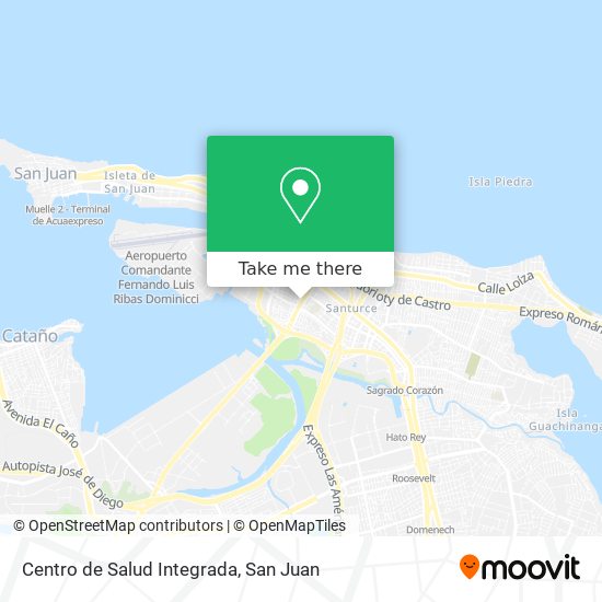 Mapa de Centro de Salud Integrada