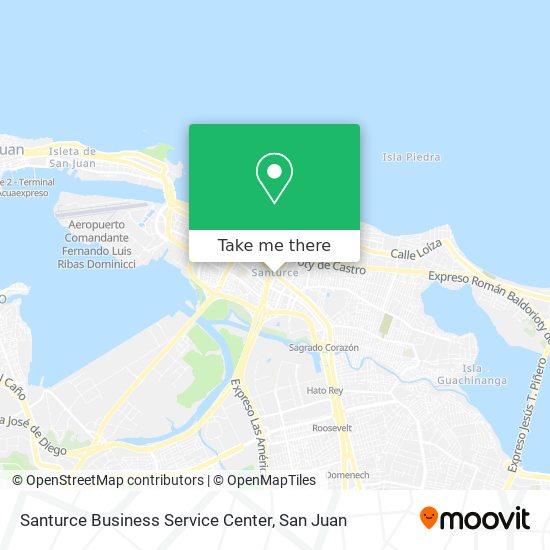 Santurce Business Service Center map