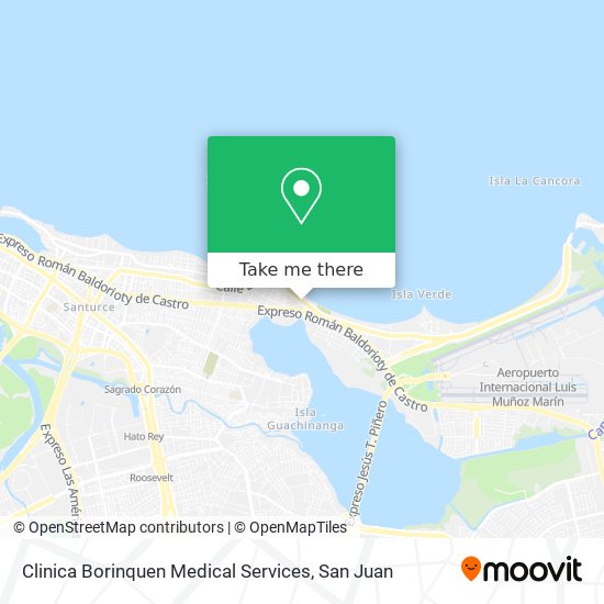 Mapa de Clinica Borinquen Medical Services