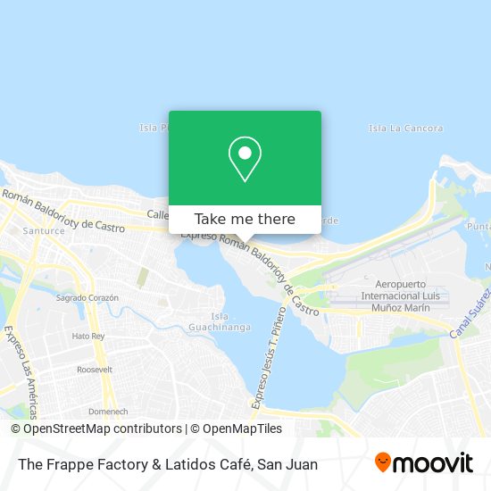 Mapa de The Frappe Factory & Latidos Café