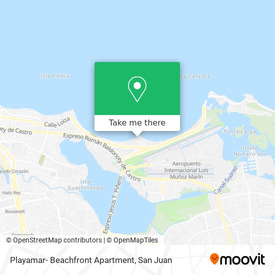 Playamar- Beachfront Apartment map