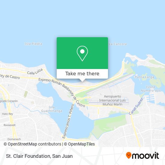 St. Clair Foundation map