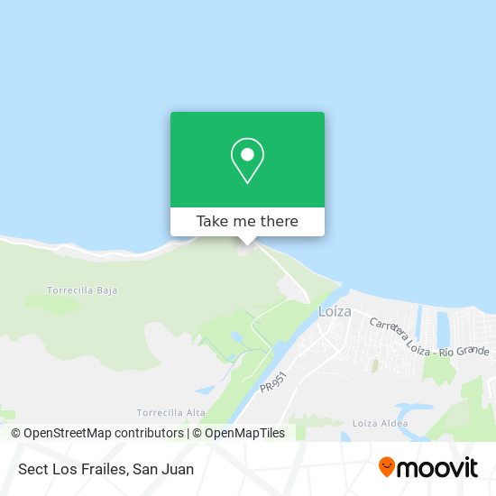 Sect Los Frailes map