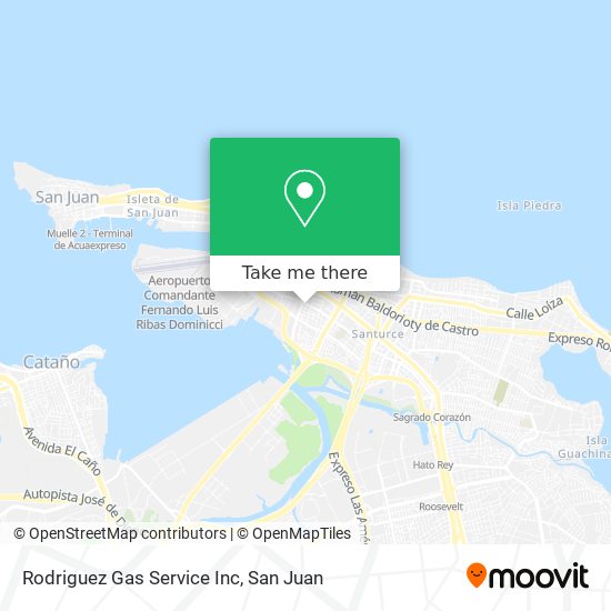 Mapa de Rodriguez Gas Service Inc