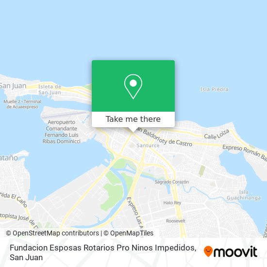 Mapa de Fundacion Esposas Rotarios Pro Ninos Impedidos