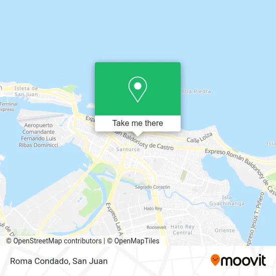 Roma Condado map