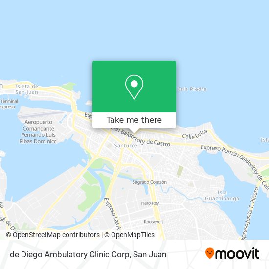 de Diego Ambulatory Clinic Corp map