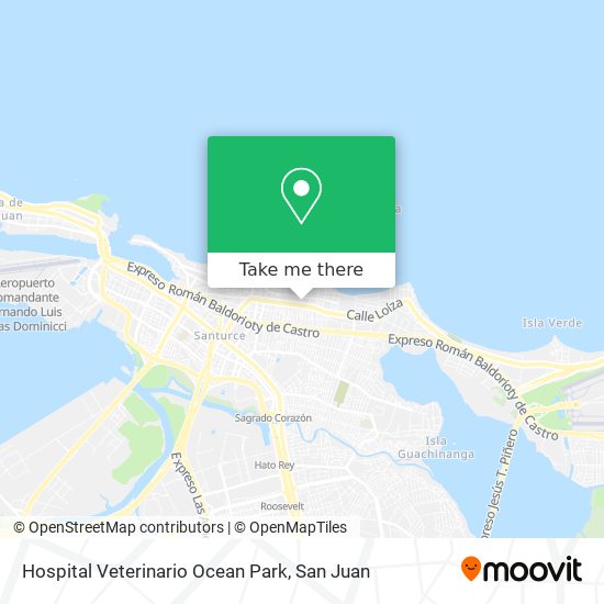 Hospital Veterinario Ocean Park map