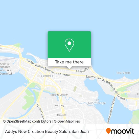 Addys New Creation Beauty Salon map