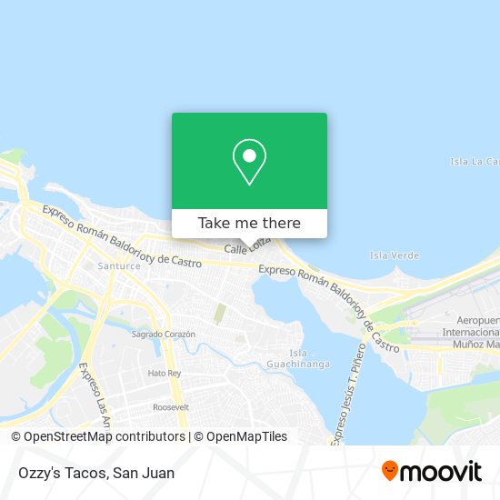 Ozzy's Tacos map