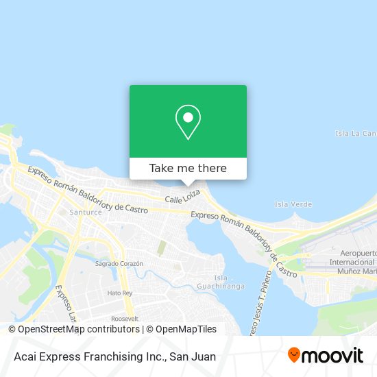 Acai Express Franchising Inc. map