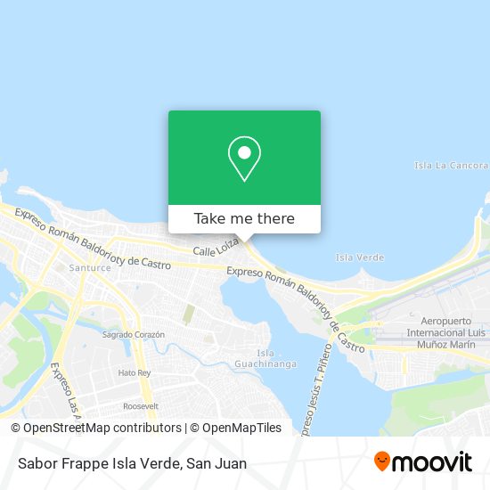 Sabor Frappe Isla Verde map