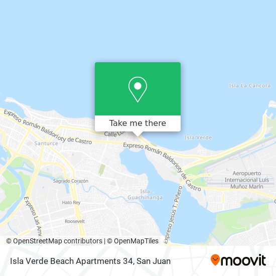 Mapa de Isla Verde Beach Apartments 34