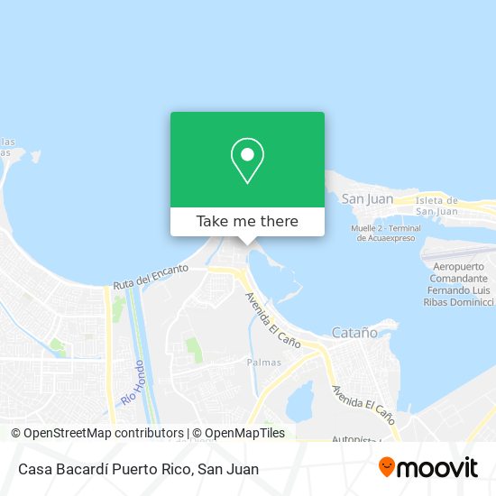 Casa Bacardí Puerto Rico map