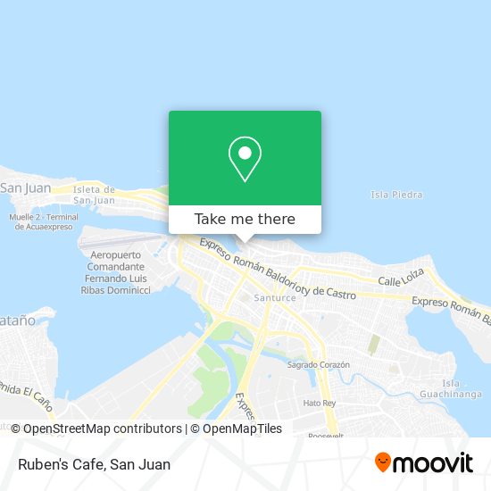 Ruben's Cafe map