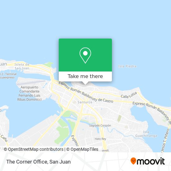 The Corner Office map