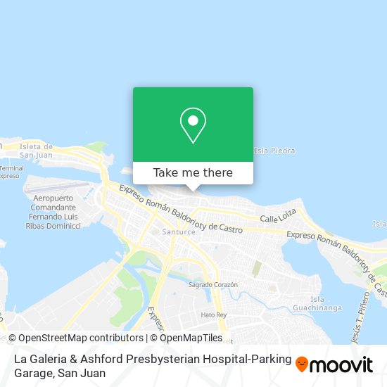 La Galeria & Ashford Presbysterian Hospital-Parking Garage map