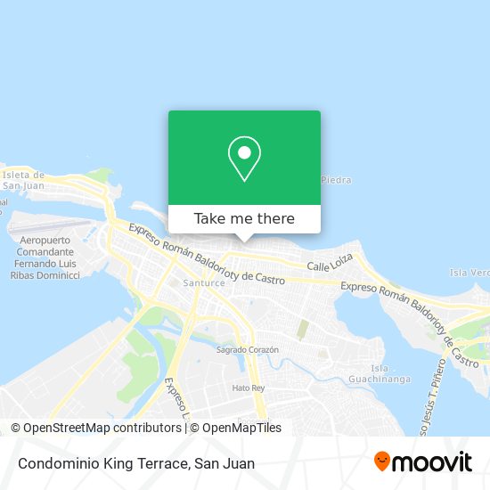 Condominio King Terrace map