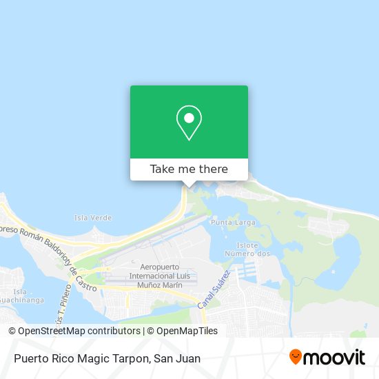 Puerto Rico Magic Tarpon map