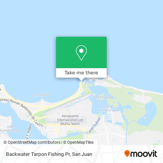 Backwater Tarpon Fishing Pr map