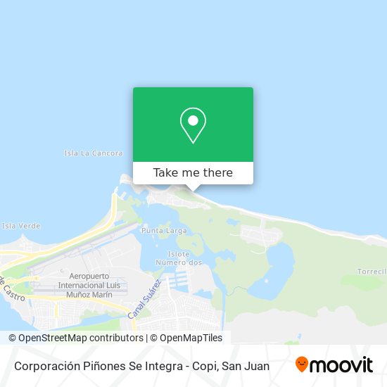 Corporación Piñones Se Integra - Copi map