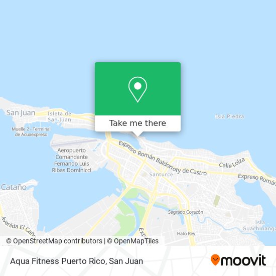 Aqua Fitness Puerto Rico map